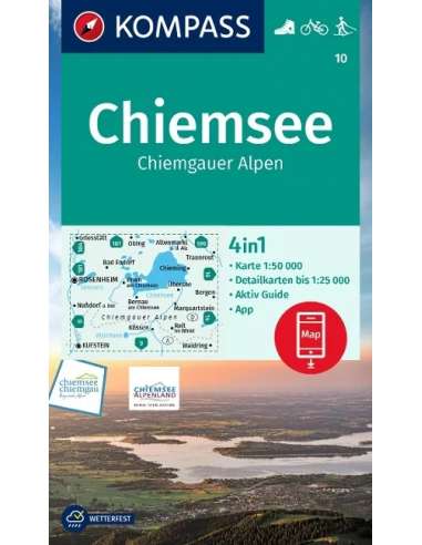 KK 10 Chiemsee - Chiemgauer Alpen túra-,...