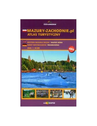 Mazury-zachodnie - Nyugat-Mazuri turista atlasz
