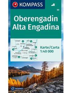 KK 99 Oberengadin - Alta Engadina turistatérkép