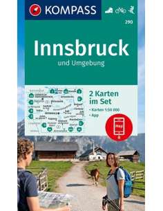 KK 290 Rund um Innsbruck 2 db-os túra-, sí- és kerékpáros...