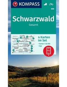 KK 888 Schwarzwald Gesamt - Fekete-erdő teljes -  4...