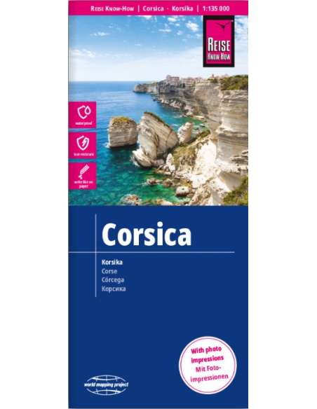 RKH Corsica - Korsika - Korzika térkép - 2022