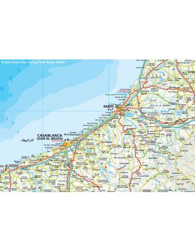 RKH Morocco - Marokkó térkép - 2025