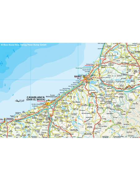 RKH Morocco - Marokkó térkép - 2025