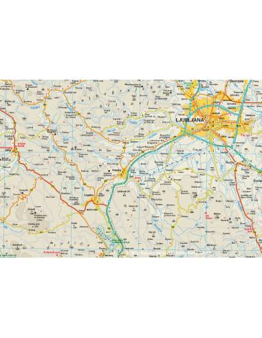 RKH Slovenia - Slowenien - Szlovénia térkép - 2025