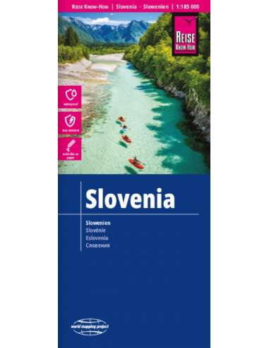 RKH Slovenia - Slowenien - Szlovénia térkép - 2025