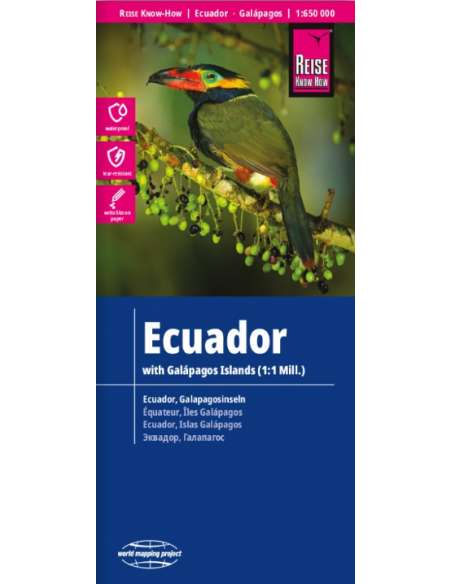 RKH Ecuador - Galápagos Islands - Galápagos-szigetek térkép - 2022