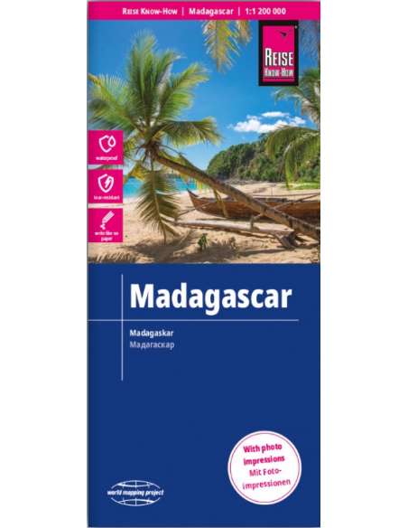 RKH Madagascar - Madagaskar - Madagaszkár térkép