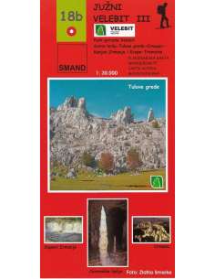 S 18b Juzni Velebit 3. - Dél-Velebit 3 turistatérkép - 2018