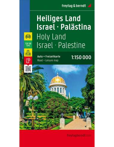 Holy Land - Israel - Palestine - Szentföld - Izrael - Palesztina térkép - TOP10