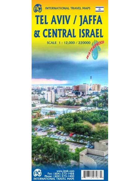 Tel Aviv, Jaffa & Central Israel térkép