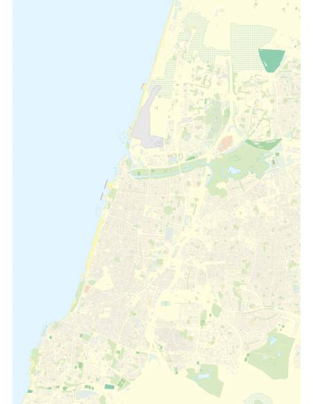 Tel Aviv, Jaffa & Central Israel térkép