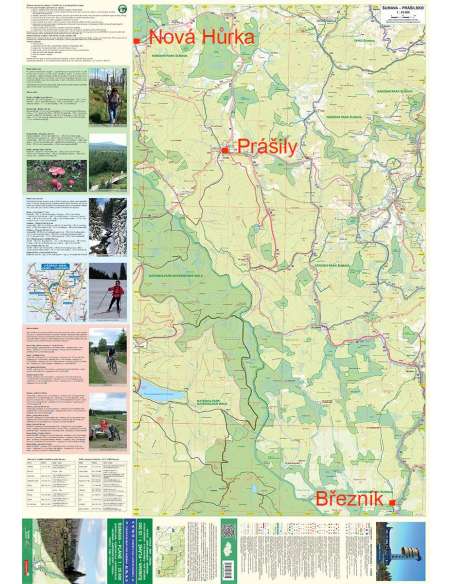 Šumava - Pláně turistatérkép