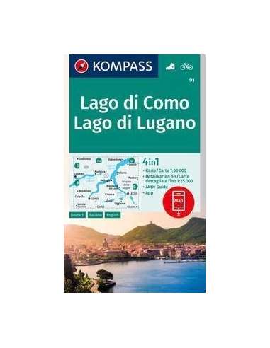KK 91 Lago di Como - Lago di Lugano túra- és...