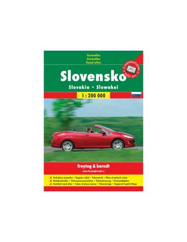 Slovensko - Szlovákia autóatlasz