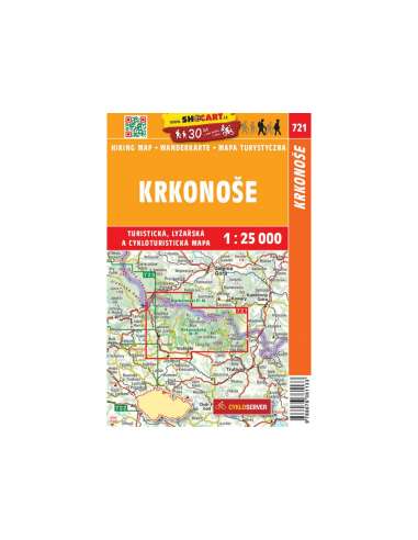 SHC 721 Krkonose - Óriáshegység turistatérkép