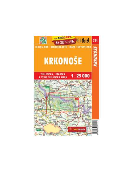 SHC 721 Krkonose - Óriáshegység turistatérkép