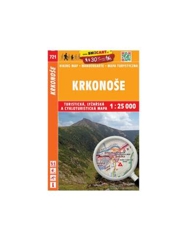 SHC 721 Krkonose - Óriáshegység turistatérkép