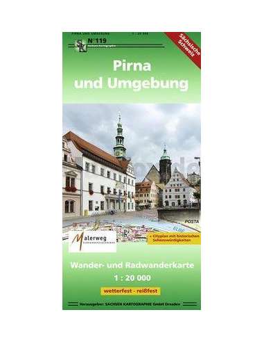 SK119 Pirna und Umgebung térkép