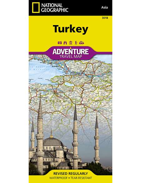NG 3018 Turkey Adventure - Törökország térkép