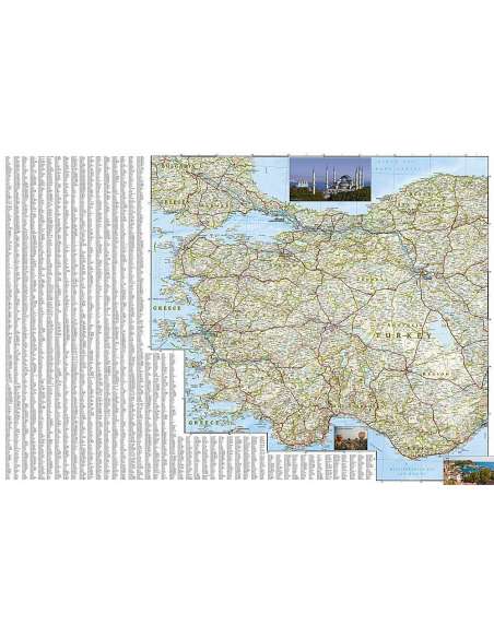 NG 3018 Turkey Adventure - Törökország térkép