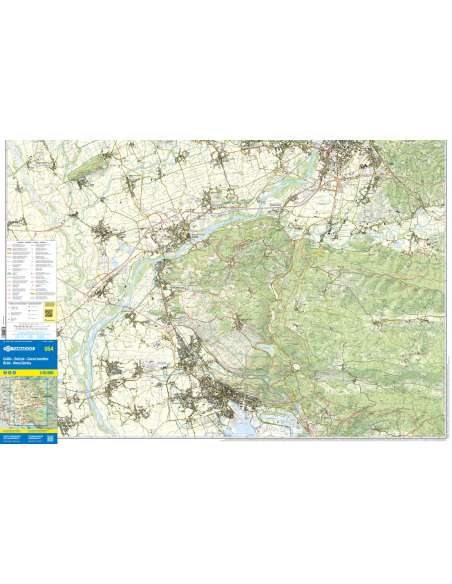 TO 054 Collio - Gorizia - Carso Isontino Brda - Nova Gorica térkép