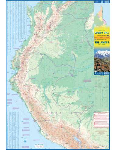 The Andes - Andok térkép