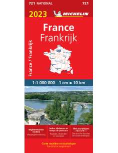 MN 721 France - Franciaország térkép