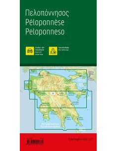 Peloponnesos - Peloponnészosz-félsziget térkép 2026 2