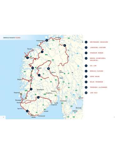 Fjord-Norwegen motoros túrakalauz - Biker Betten