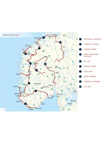 Fjord-Norwegen motoros túrakalauz - Biker Betten