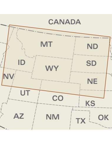 RKH USA 2 - Nord: Idaho, Montana, Wyoming,...