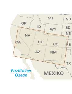 RKH USA 7 - Southwest -  Südwest - Délnyugat térkép 2