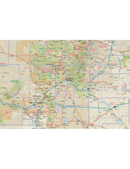 RKH USA 7 - Southwest -  Südwest - Délnyugat térkép