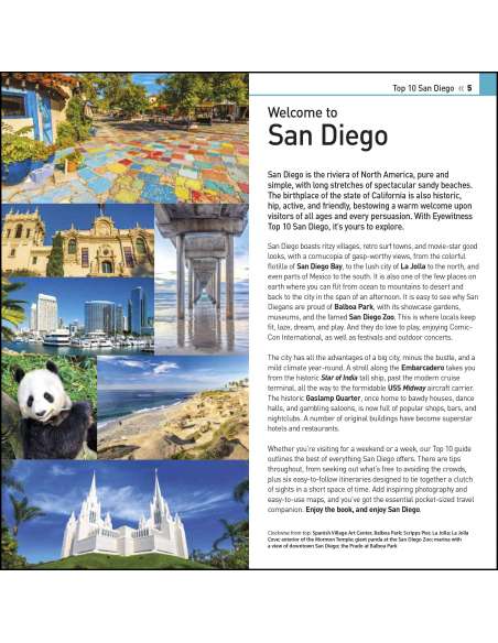San Diego TOP 10 DK Eyewitness útikönyv