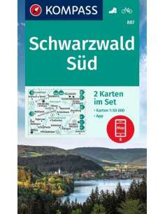 KK 887  Schwarzwald Süd - Fekete-erdő dél - 2 részes...