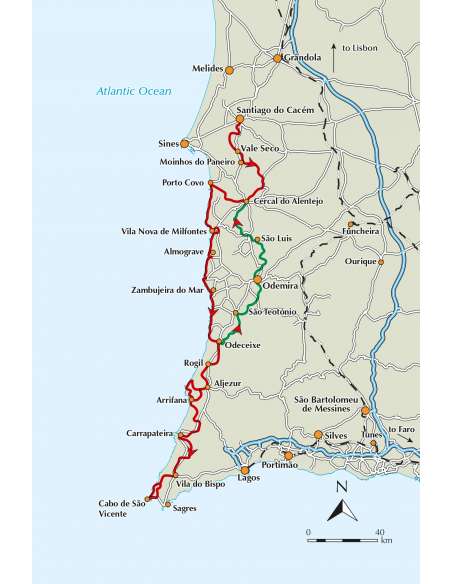 Trekking Portugal's Rota Vicentina - Portugál út túrakönyv
