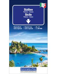 Sicily - Szicília térkép