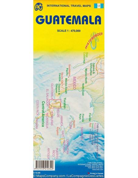 Guatemala térkép