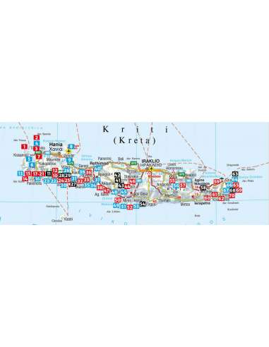 Crete - Kréta túrakalauz - ROTHER