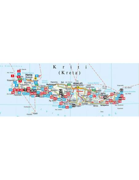 Crete - Kréta túrakalauz - ROTHER