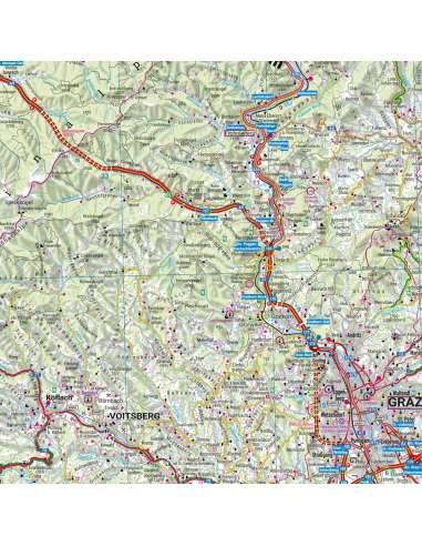 Styria - Steiermark - Stájerország térkép