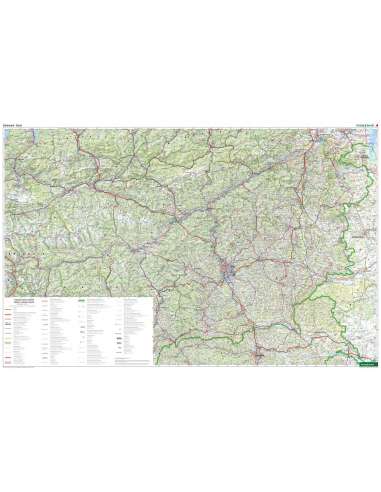 Styria - Steiermark - Stájerország térkép
