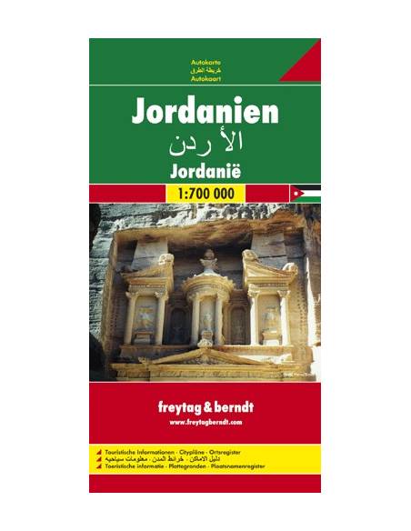 Jordan - Jordánia térkép