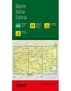 Styria - Steiermark - Stájerország térkép 2