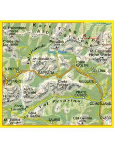 TO 001 Sappada - S.Stefano - Forni Avoltri turistatérkép 2
