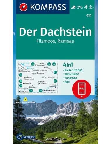 KK 031 Dachstein - Ramsau - Filzmoos túra-, sí-...