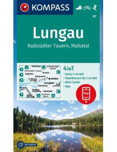 KK 67 Lungau - Radstadter Tauern - Maltatal turistatérkép...