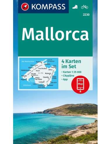 KK 2230 Mallorca túra- és kerékpáros térkép (4...