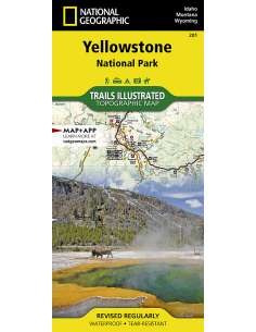 Yellowstone NP térkép